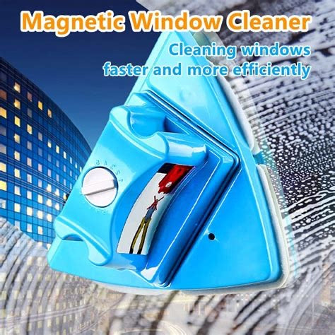 Magnetic Window Cleaner – Double-Sided Glass Brush with Water Discharge System